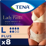 Урологічні труси для жінок Tena Lady Pants Plus L, 8 шт. - Pampik