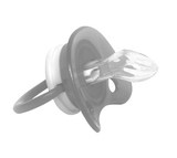 Пустышка силиконовая Курносики Я люблю тата, ортодонтическая, 6-12+ мес., голубой (7016 6+ тата) - Pampik - 2