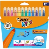 Кольорові фломастери BIC Kid Couleur XL, 12 шт. (828966) - Pampik