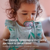 Пустушка Philips Avent Ultra Air для дівчаток, 6-18 місяців, 2 шт. (SCF085/61) - Pampik - 2