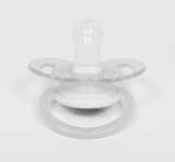 Пустышка силиконовая Курносики Я люблю маму, круглая, 6-12+ мес., розовый (7015 6+ л.м) - Pampik - 2