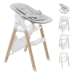 Стульчик для кормления BabyGO Levels 5 в 1, белый (51011) - Pampik - 2