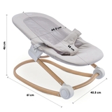 Стульчик для кормления BabyGO Levels 5 в 1, белый (51011) - Pampik - 8