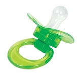 Пустышка силиконовая Курносики, круглая, от 12 мес., зеленый (7038 12+ зел) - Pampik