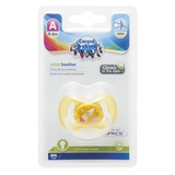 Пустышка латексная Canpol Babies Space, круглая, 0-6 мес., желтый (23/221_yel) - Pampik - 2