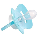 Пустушка силіконова Baby Team, класична, 0-6 міс., блакитний (3007_голубой) - Pampik - 2