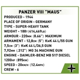 Конструктор Cobi Танк Maus, 1:28, 1605 деталей (COBI-2559) - Pampik - 11