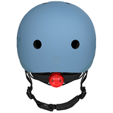 Шолом захисний Scoot and Ride з ліхтариком, р.S/M, синій (SR-190605-STEEL) - Pampik - 6