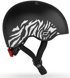 Шолом захисний дитячий Scoot and Ride з ліхтариком, розмір XXS/XS (45-51 см), зебра (SR-181206-ZEBRA) - Pampik - 10
