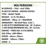 Конструктор Cobi Танк M26 ПершІнг, 1:28, 904 деталі (COBI-2564) - Pampik - 9