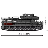 Конструктор Cobi Самоходная мортира Карл, 1:28, 1574 деталей (COBI-2560) - Pampik - 9