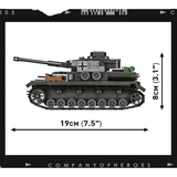 Конструктор Cobi Company of Heroes 3 Танк Panzer IV, 610 деталей (COBI-3045) - Pampik - 9