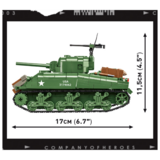 Конструктор Cobi Company of Heroes 3 Танк M4 Шерман, 615 деталей (COBI-3044) - Pampik - 10