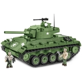 Конструктор Cobi Вторая Мировая Война Танк M24 Чаффи, 590 деталей (COBI-2543) - Pampik - 3