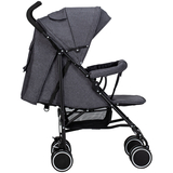 Прогулянкова коляска-тростина FreeON Simple Grey, сірий (48532) - Pampik - 3