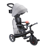 Велосипед дитячий Globber Explorer Trike 4в1 Deluxe Play, чорно-сірий (636-120) - Pampik