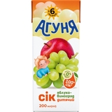 Сок Агуня Яблоко-Виноград, 200 мл - Pampik