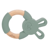 Прорезыватель FreeOn Зайчик, силиконовый, зеленый (49508) - Pampik