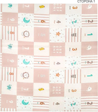 Дитячий складний килимок Poppet Клітинки-цікавості та Крутий маршрут двосторонній, 200х180x1 см (PP036-200) - Pampik - 3