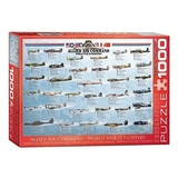 Пазл EuroGraphics Винищувачі 2-ї Світової війни, 1000 елементів (6000-0379) - Pampik