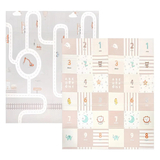 Дитячий складний килимок Poppet Клітинки-цікавості та Крутий маршрут двосторонній, 150х180x1 см (PP036-150) - Pampik