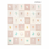 Дитячий складний килимок Poppet Клітинки-цікавості та Крутий маршрут двосторонній, 150х180x1 см (PP036-150) - Pampik - 2