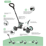 Беговел Globber Learning bike 3 в 1, мятный (638-206) - Pampik - 4