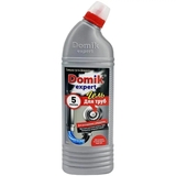 Гель Domik Expert для очищення всіх видів труб, 1000 мл - Pampik