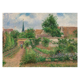 Пазл EuroGraphics Овощной сад пасмурным утром, Камиль Писсарро, 1000 элементов (6000-0825) - Pampik - 2