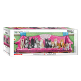 Пазл EuroGraphics Коти на кушетці, панорамний, 1000 елементів (6010-5629) - Pampik