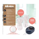 Молоковідсмоктувач електричний Beaba, подвійний, синій (911736) - Pampik - 3