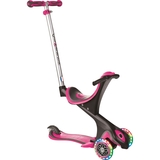 Самокат Globber Evo Comfort Lights 5 в 1, рожевий (459-110) - Pampik