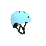 Шолом захисний дитячий Scoot and Ride з ліхтариком, розмір S/M (51-53 см), блакитний (SR-190605-BLUEBERRY) - Pampik