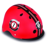 Шолом захисний дитячий Globber Гонки з ліхтариком, розмір XS/S (48-53 см), червоний (507-102) - Pampik - 2