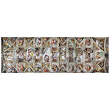 Пазл EuroGraphics Сикстинська капела. Мікеланджело, панорамний, 1000 елементів (6010-0960) - Pampik - 2