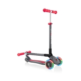 Самокат Globber Primo Foldable Lights, сіро-червоний (432-120-2) - Pampik - 6