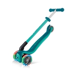 Самокат Globber Primo Foldable Plus Lights, зелений (439-107) - Pampik - 13