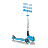 Самокат Globber Primo Foldable Lights, голубой (432-101-2) - Pampik - 3
