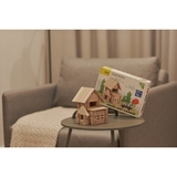 Дерев'яний конструктор Igroteco Будиночок з гаражем, 75 деталей (900118) - Pampik - 8