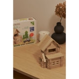 Дерев'яний конструктор Igroteco Будиночок з гаражем, 75 деталей (900118) - Pampik - 7