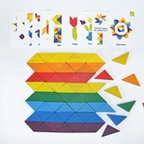 Деревянная треугольная мозаика Igroteco, 64 элемента (900194) - Pampik - 4