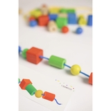 Дерев'яна шнурівка Igroteco Геометрика, 30 елементов (900019) - Pampik - 5