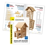 Деревянный конструктор Igroteco Домик с верандой, 102 детали (900255) - Pampik - 2