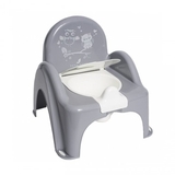Горщик-стільчик Tega Baby Сова, сірий (SO-010-106) - Pampik