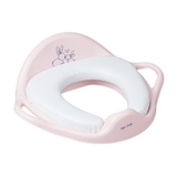 М'яка накладка на унітаз Tega Baby Зайчики, рожевий (KR-020-104) - Pampik