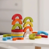 Деревянная игрушка-балансир Igroteco Мозаика Радужные дуги, 24 эл. (900507) - Pampik - 6