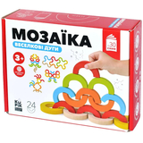 Деревянная игрушка-балансир Igroteco Мозаика Радужные дуги, 24 эл. (900507) - Pampik
