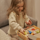 Конструктор дерев'яний Igroteco Будівельні блоки Місто, 18 ел. (900538) - Pampik - 6