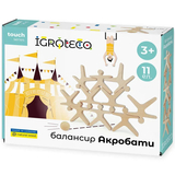 Дерев'яний конструктор-балансир Igroteco Акробати (900491) - Pampik
