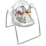 Кресло-качеля FreeON Relax White-Grey, белый с серым (60700) - Pampik